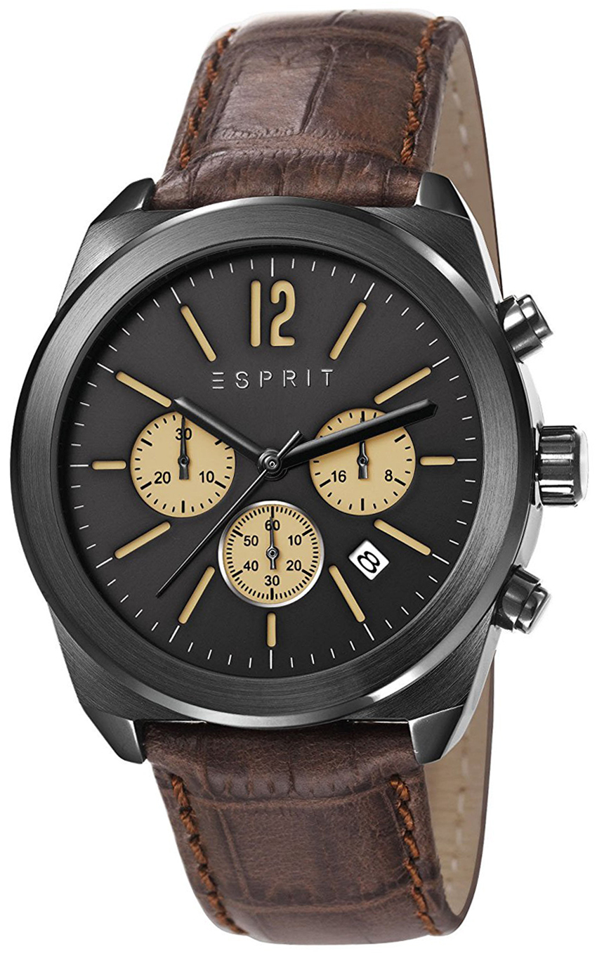 Esprit Sport Miesten kello ES107571003 Musta/Nahka Ø41 mm