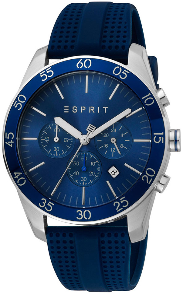 Esprit Miesten kello ES1G204P0045 Jordan Sininen/Kumi Ø44 mm