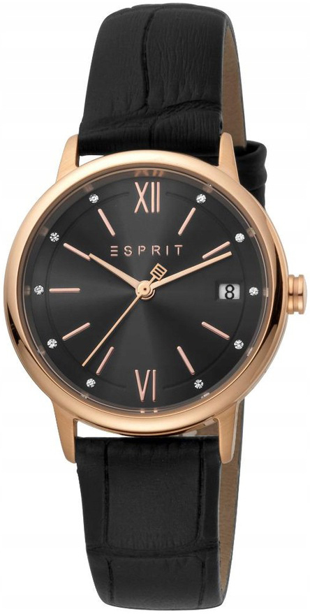 Esprit Naisten kello ES1L181L0065 Kaye Musta/Nahka Ø32 mm