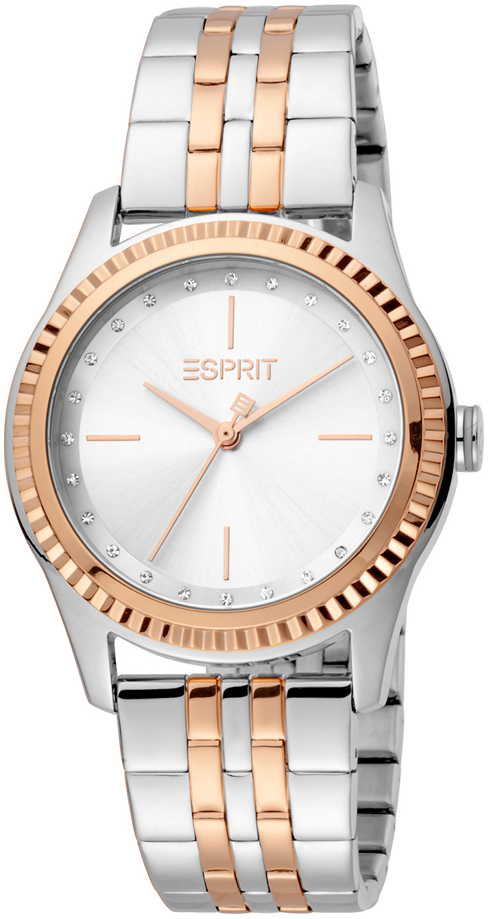 Esprit Naisten kello ES1L222M0105 Hopea/Punakultasävyinen Ø34 mm