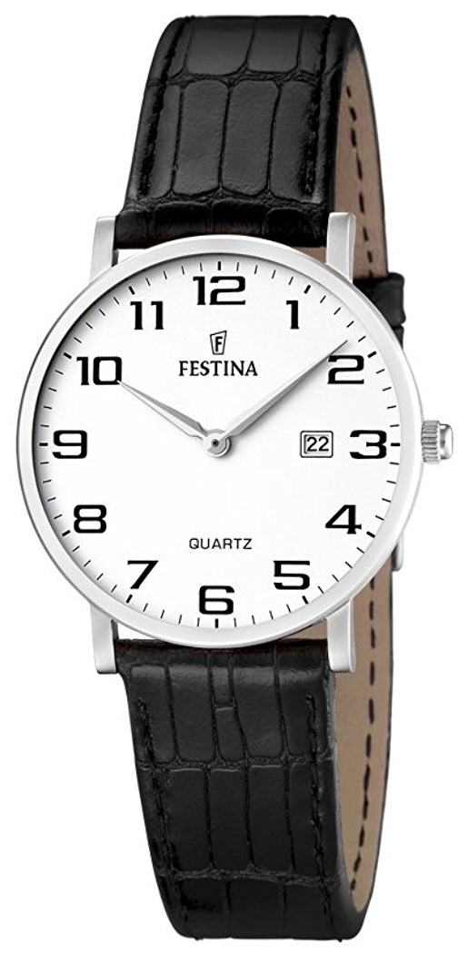 Festina Naisten kello F16477-1 Valkoinen/Nahka Ø31 mm