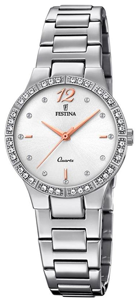 Festina Naisten kello F20240-1 Valkoinen/Teräs Ø29 mm