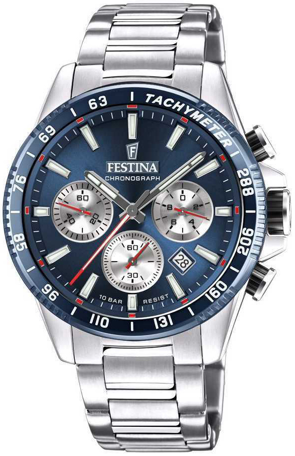 Festina Miesten kello F20560-2 Timeless Sininen/Teräs Ø45 mm