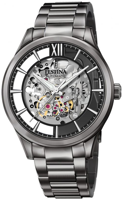 Festina Miesten kello F20632-1 Classic Harmaa/Teräs Ø42.8 mm