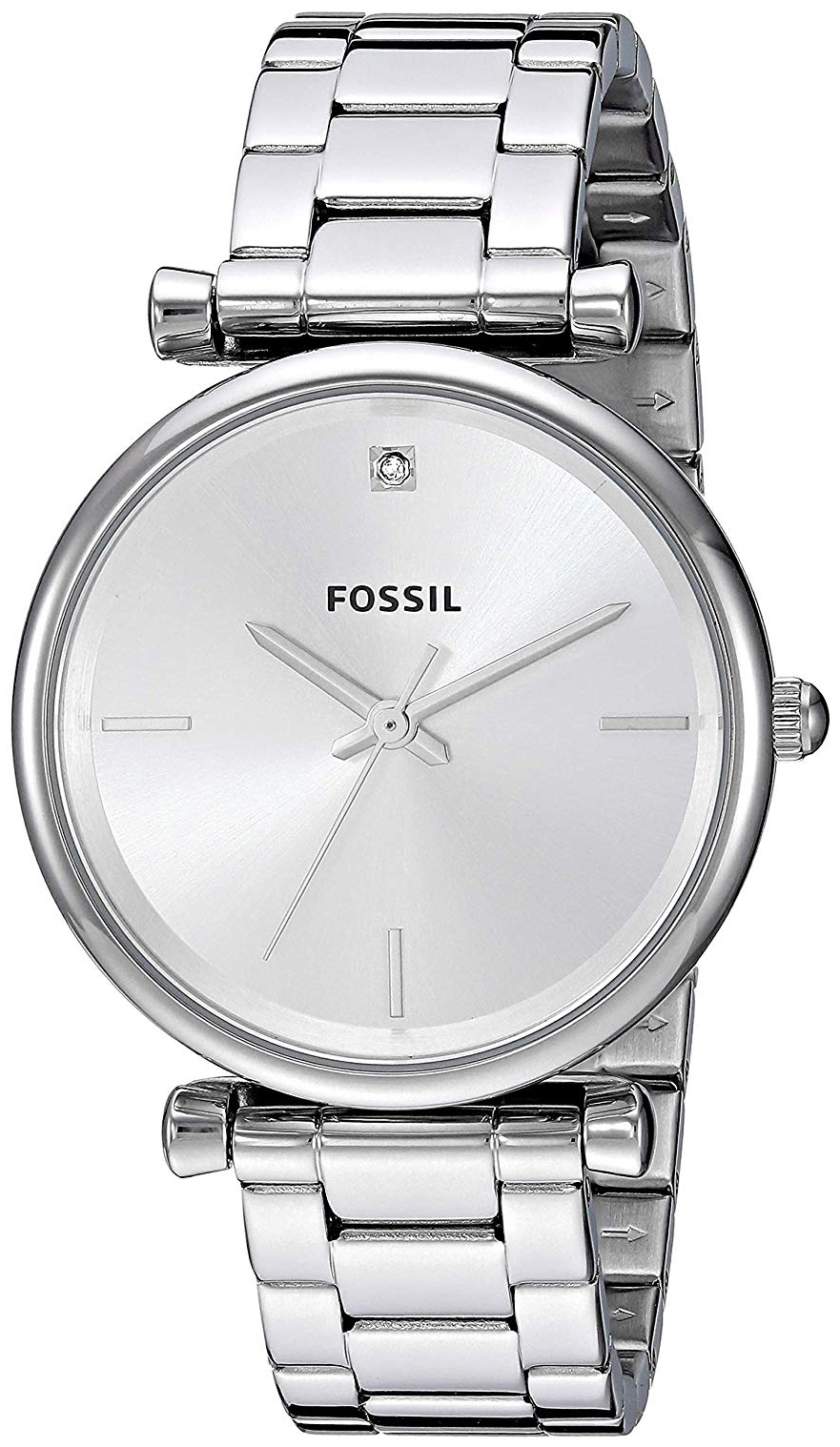 Fossil Carlie Naisten kello ES4440 Hopea/Teräs Ø35 mm