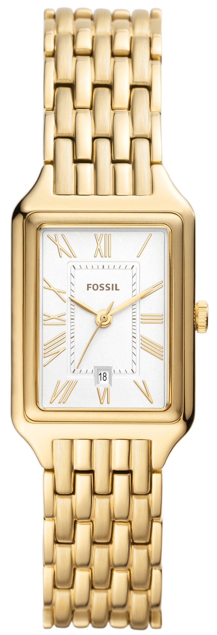Fossil Naisten kello ES5220 Raquel Hopea/Kullanvärinen teräs Ø23 mm