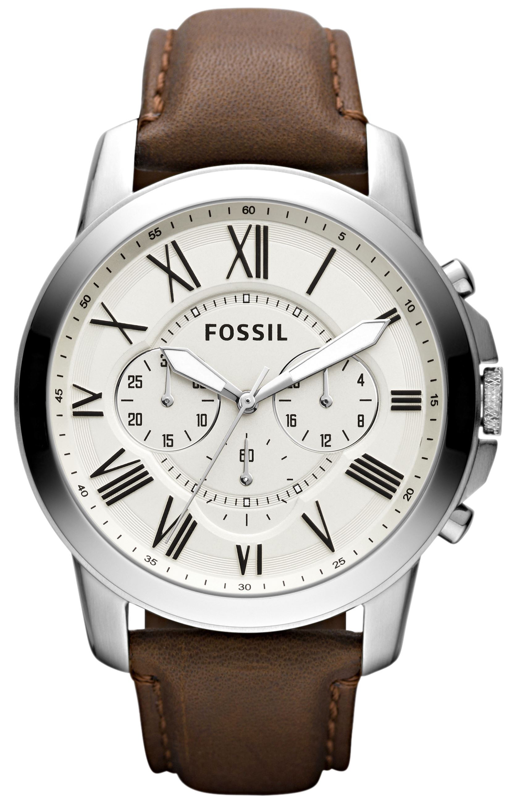 Fossil Miesten kello FS4735IE Grant Hopea/Nahka Ø44 mm