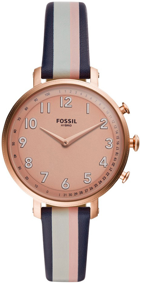 Fossil 99999 Naisten kello FTW5051 Punakultaa/Nahka Ø36 mm