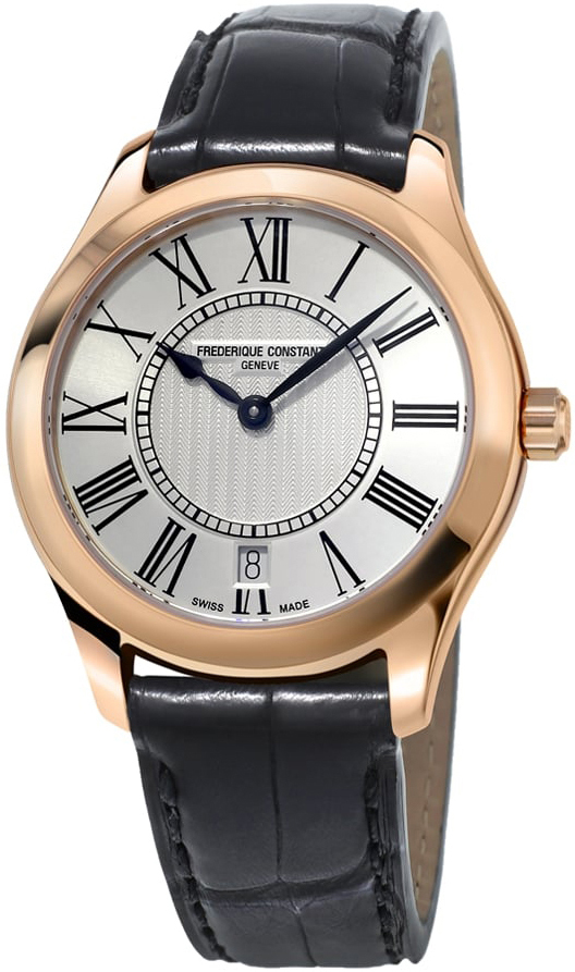 Frederique Constant Naisten kello FC-220MS3B4 Classics Hopea/Nahka