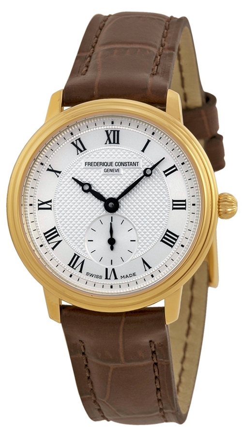 Frederique Constant Naisten kello FC-235M1S5 Classics Hopea/Nahka