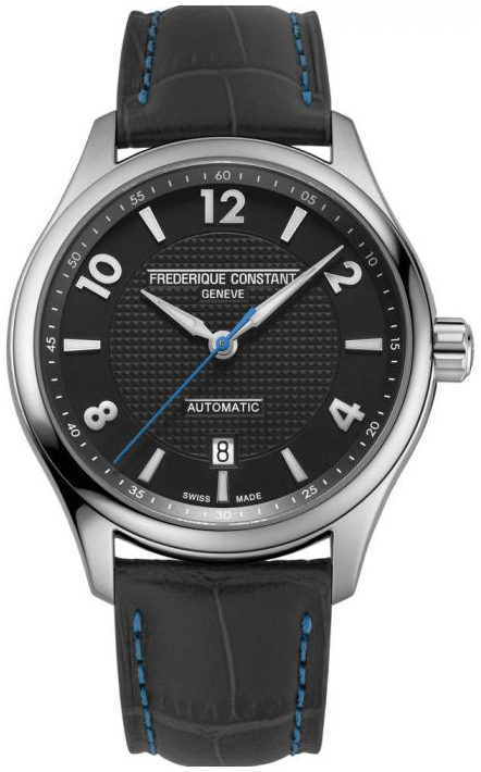 Frederique Constant Miesten kello FC-303RMB5B6 Runabout Musta/Nahka