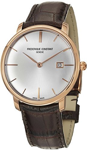 Frederique Constant Classics Miesten kello FC-306V4S9 Hopea/Nahka