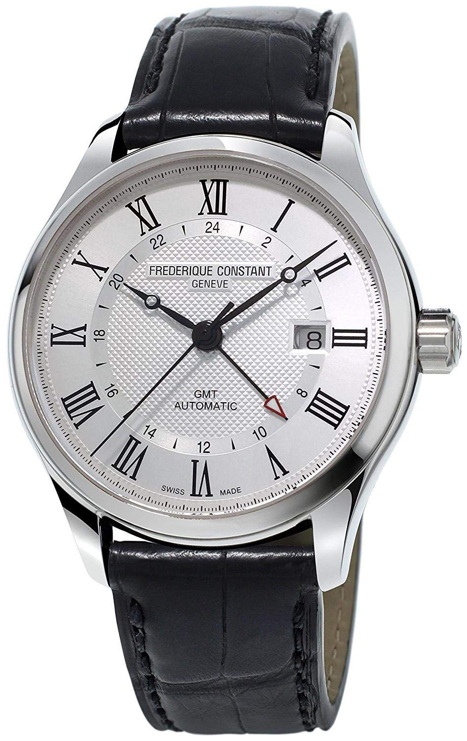 Frederique Constant Classics Miesten kello FC-350MC5B6 Hopea/Nahka