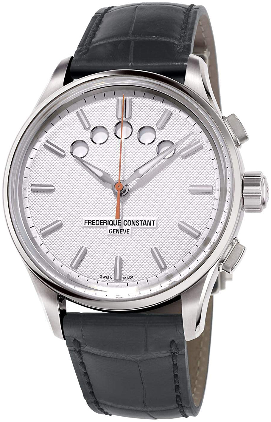 Frederique Constant Miesten kello FC-380ST4H6 Yacht Timer Hopea/Nahka