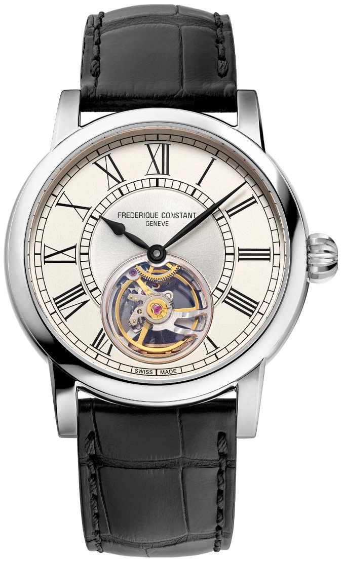 Frederique Constant Miesten kello FC-930EM3H6 Classics Hopea/Nahka