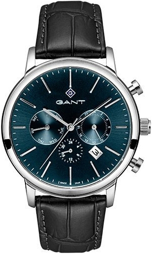 Gant 99999 Miesten kello G132008 Sininen/Nahka Ø43 mm