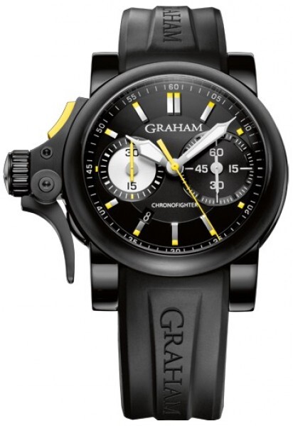 Graham Chronofighter Rac Trigger Miesten kello 2TRAB.B01A Musta/Kumi