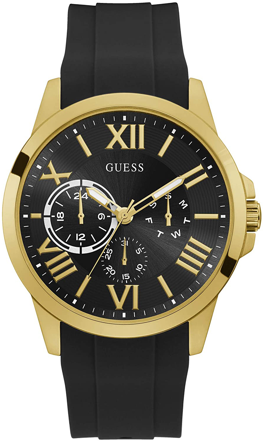 Guess Miesten kello GW0012G2 Musta/Kumi Ø46 mm