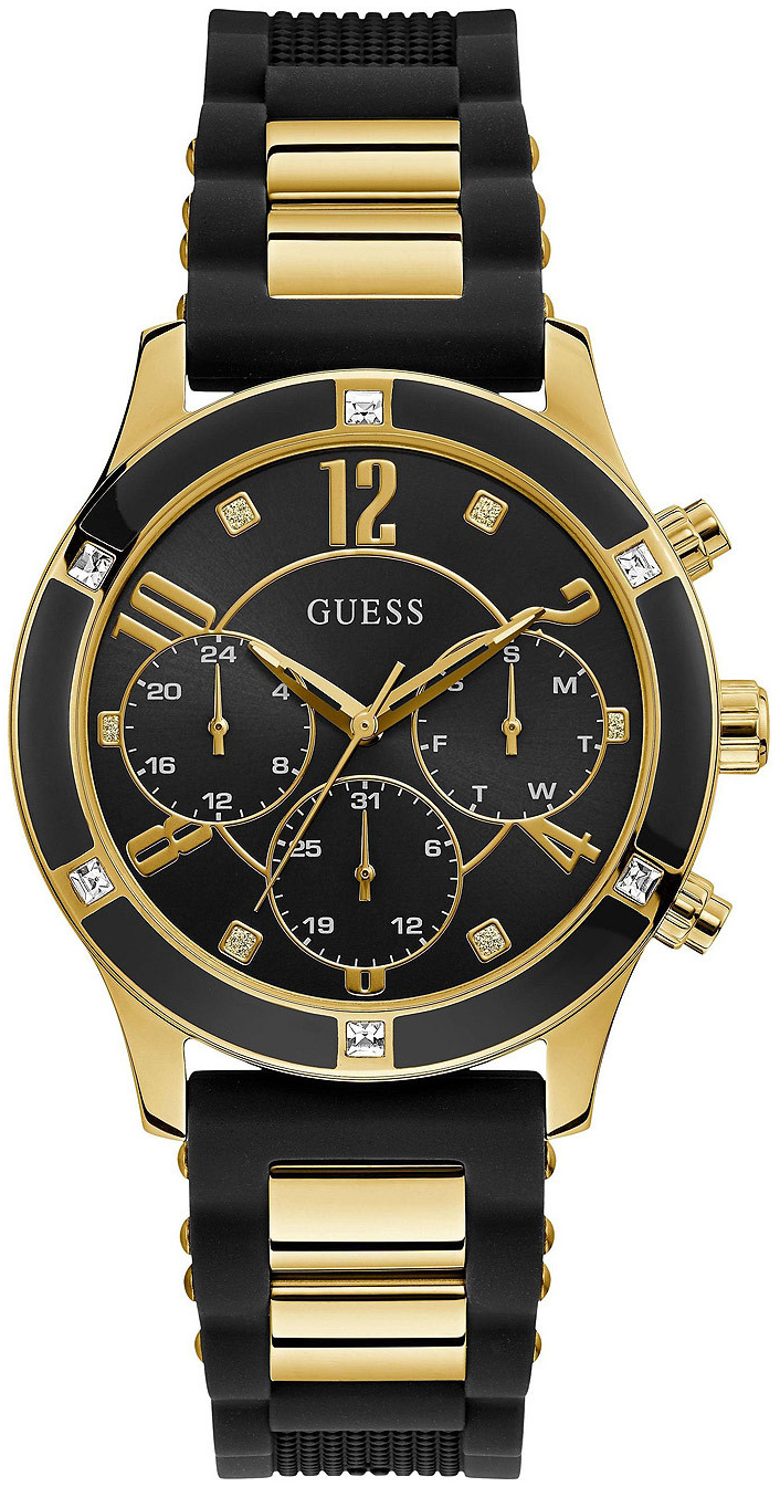 Guess Miesten kello GW0039L1 Musta/Kullansävytetty teräs Ø40 mm