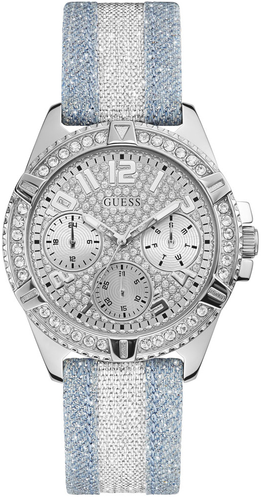 Guess Frontier Naisten kello GW0046L1 Hopea/Nahka Ø40 mm