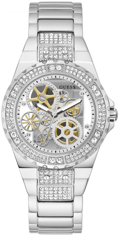 Guess Naisten kello GW0302L1 Reveal Luurankokello/Teräs Ø39 mm