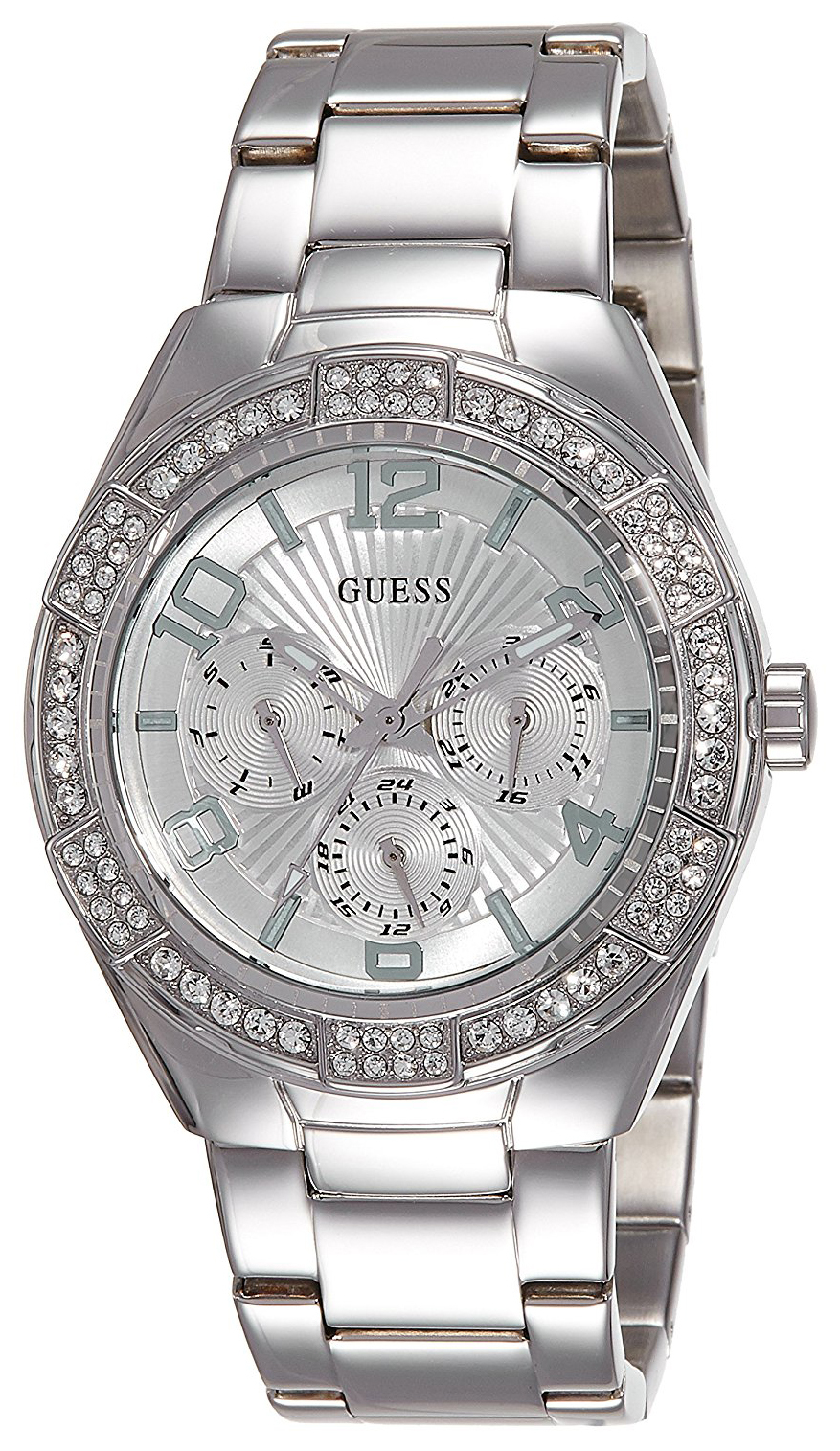 Guess Naisten kello W0729L1 Luna Hopea/Teräs Ø40 mm