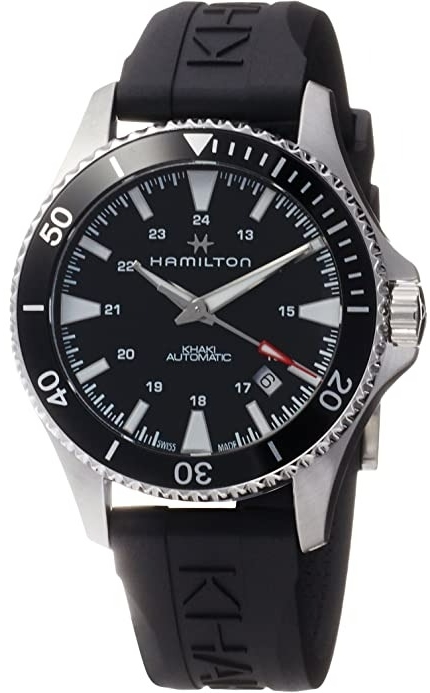 Hamilton Miesten kello H82515330 Khaki Navy Musta/Kumi Ø43 mm