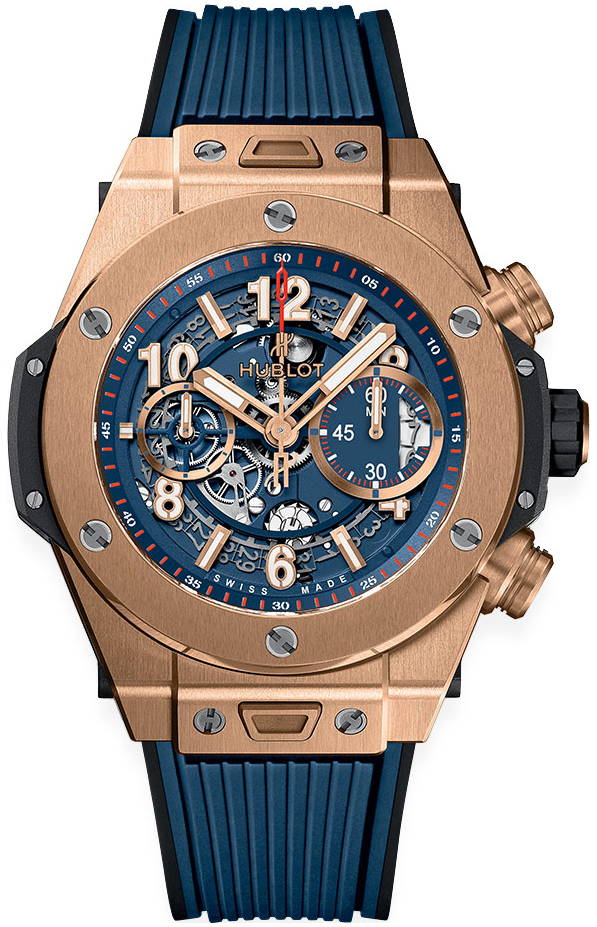 Hublot Miesten kello 411.OX.5189.RX Big Bang 45Mm Sininen/Kumi Ø45 mm