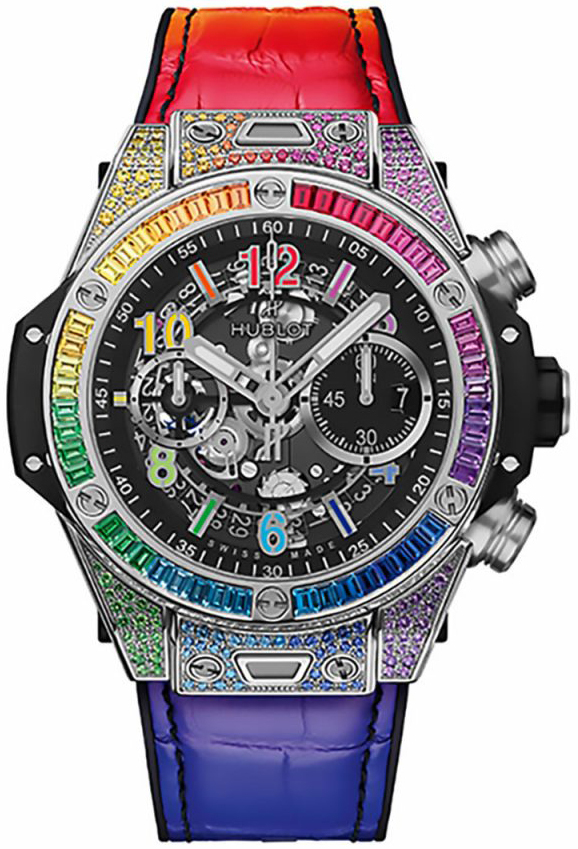 Hublot Miesten kello 421.NX.1117.LR.0999 Big Bang 44mm Harmaa/Kumi