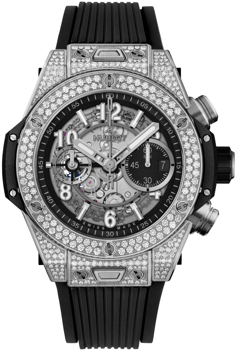 Hublot Miesten kello 421.NX.1170.RX.1704 Big Bang 44mm Musta/Kumi