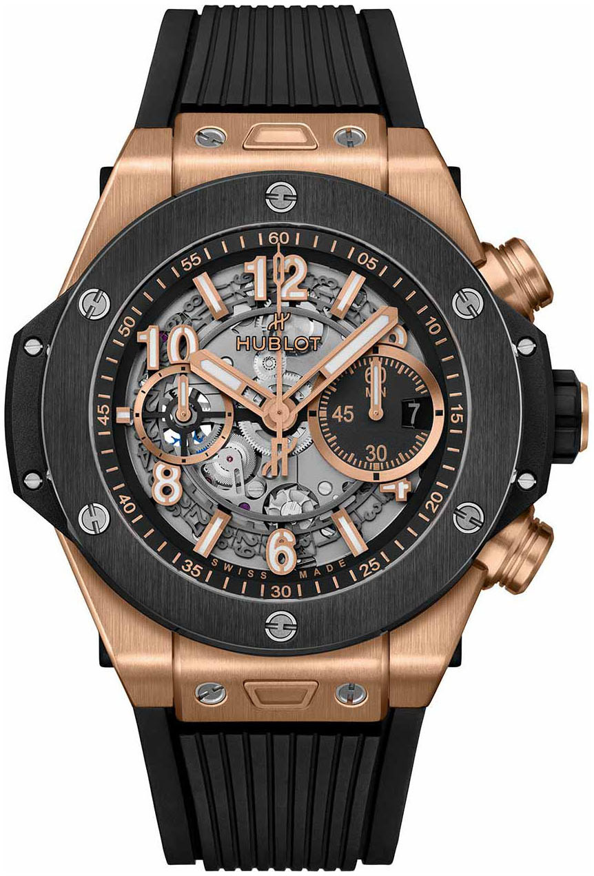 Hublot Miesten kello 421.OM.1180.RX Big Bang 44mm Musta/Kumi Ø44 mm