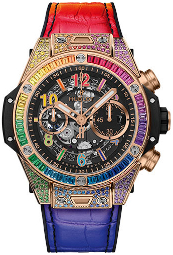 Hublot Miesten kello 421.OX.1118.LR.0999 Big Bang 44mm Harmaa/Kumi