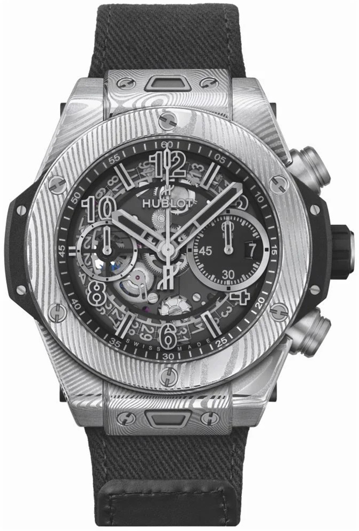 Hublot Miesten kello 441.DS.1170.NR.GAS22 Big Bang 42mm Harmaa/Nahka