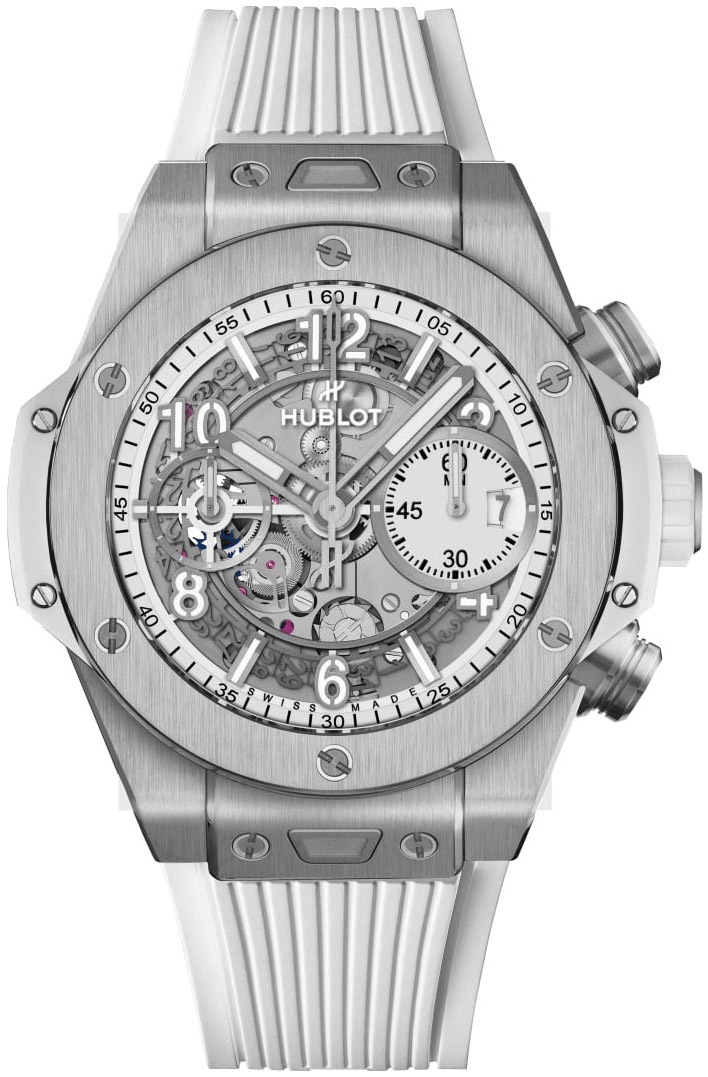 Hublot Miesten kello 441.NE.2011.RW Big Bang 42mm Valkoinen/Kumi Ø42