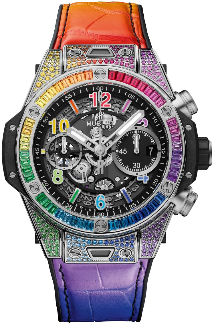 Hublot Miesten kello 441.NX.1117.LR.0999 Big Bang 42Mm Musta/Kumi