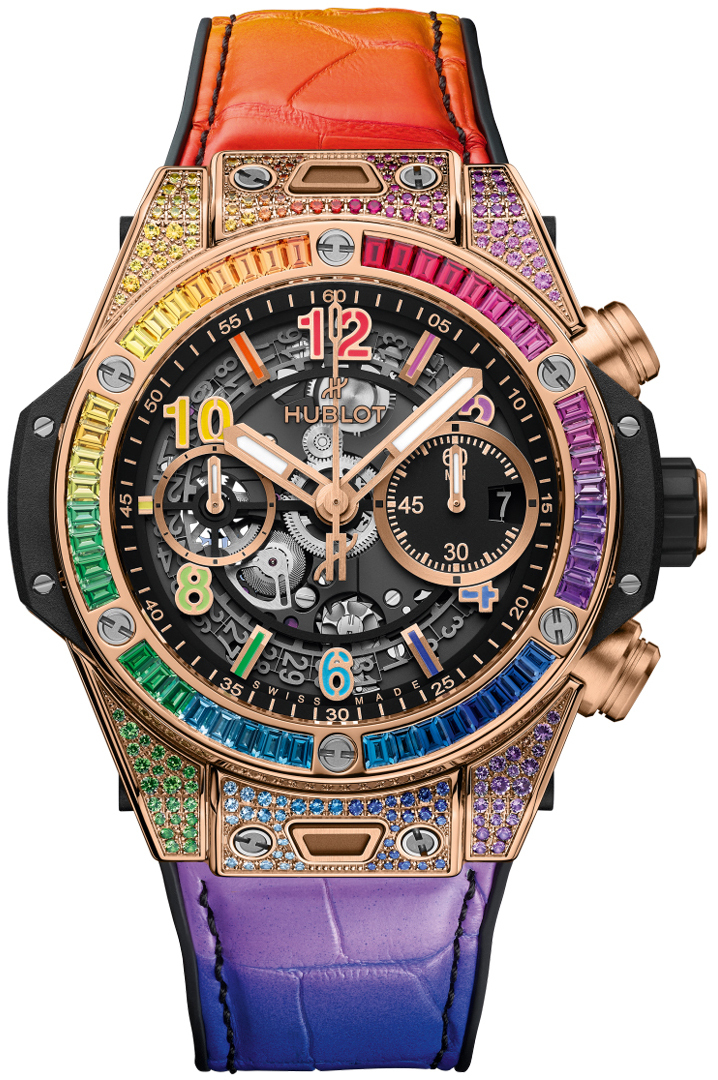 Hublot Miesten kello 441.OX.1118.LR.0999 Big Bang 42mm Harmaa/Kumi