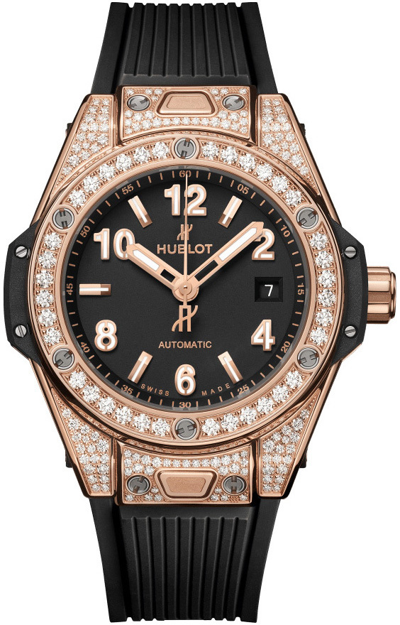 Hublot Naisten kello 485.OX.1180.RX.1604 Big Bang 33Mm Musta/Kumi