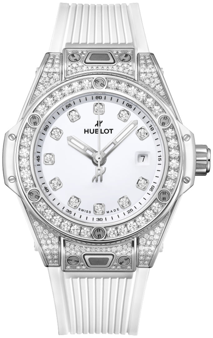 Hublot Naisten kello 485.SE.2210.RW.1604 Big Bang 33mm Valkoinen/Kumi