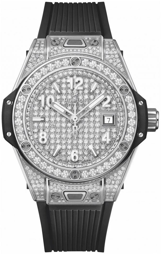 Hublot Naisten kello 485.SX.9000.RX.1604 Big Bang 33mm Hopea/Kumi