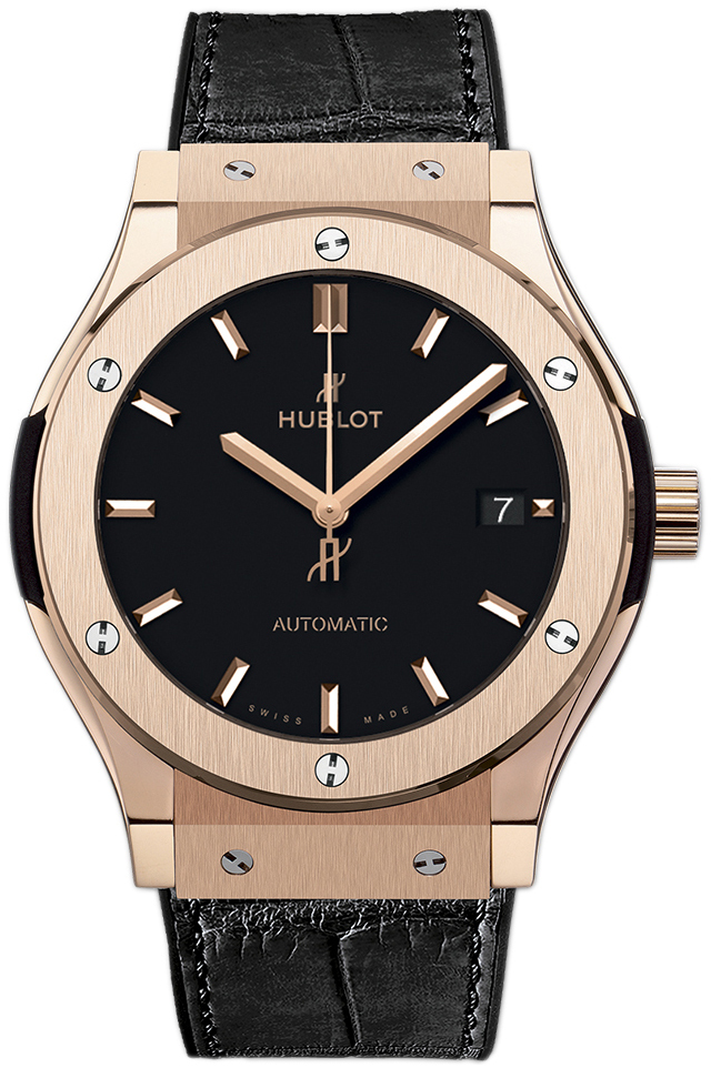 Hublot Miesten kello 511.OX.1181.LR Classic Fusion Musta/Kumi Ø45 mm