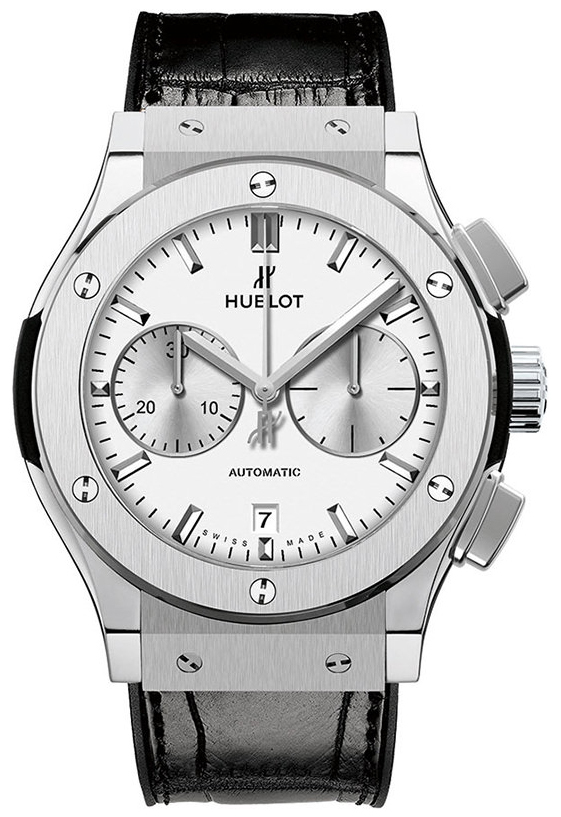 Hublot Miesten kello 521.NX.2611.LR Classic Fusion Hopea/Nahka Ø45 mm