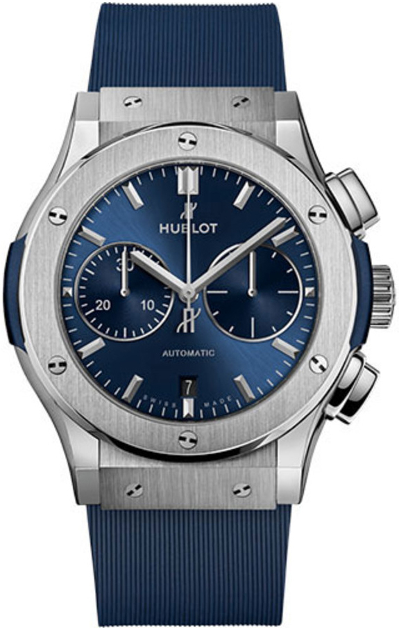 Hublot Miesten kello 521.NX.7170.RX Classic Fusion Sininen/Kumi Ø45