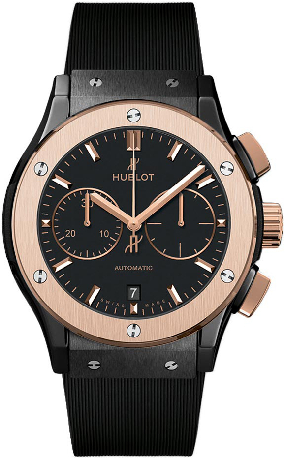 Hublot Miesten kello 541.CO.1181.RX Classic Fusion Musta/Kumi Ø42 mm