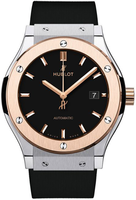 Hublot Miesten kello 542.NO.1181.RX Classic Fusion Musta/Kumi Ø42 mm