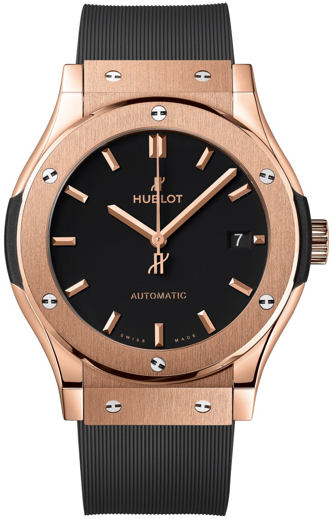 Hublot Miesten kello 542.OX.1181.RX Classic Fusion Musta/Kumi Ø42 mm