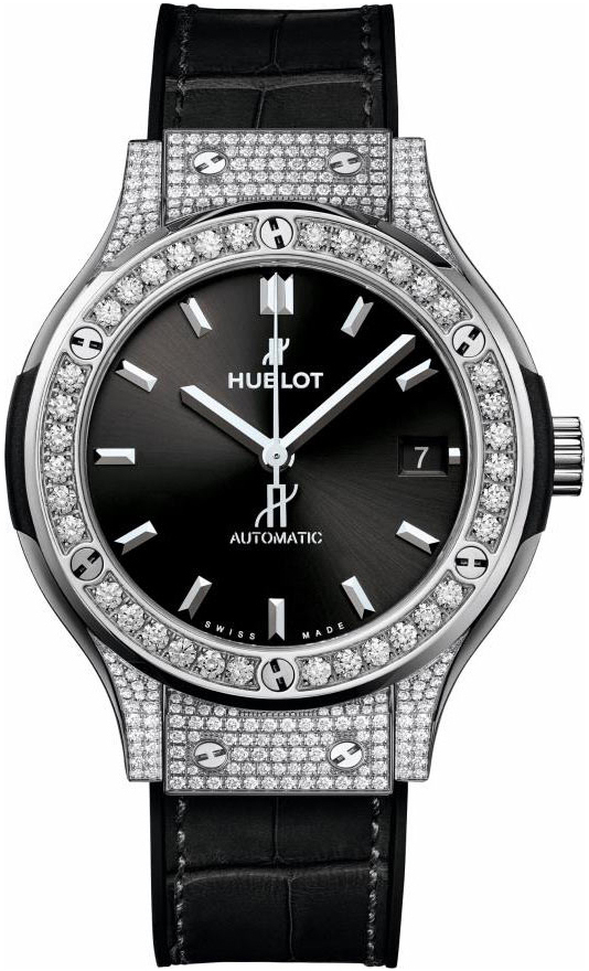 Hublot Naisten kello 565.NX.1470.LR.1604 Classic Fusion Musta/Kumi