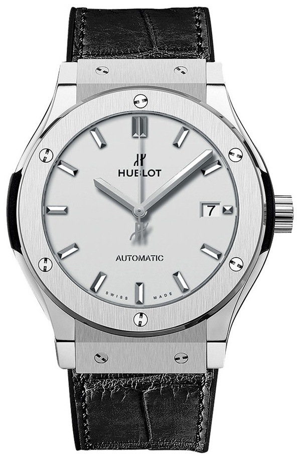 Hublot Miesten kello 565.NX.2611.LR Classic Fusion Hopea/Nahka Ø38 mm