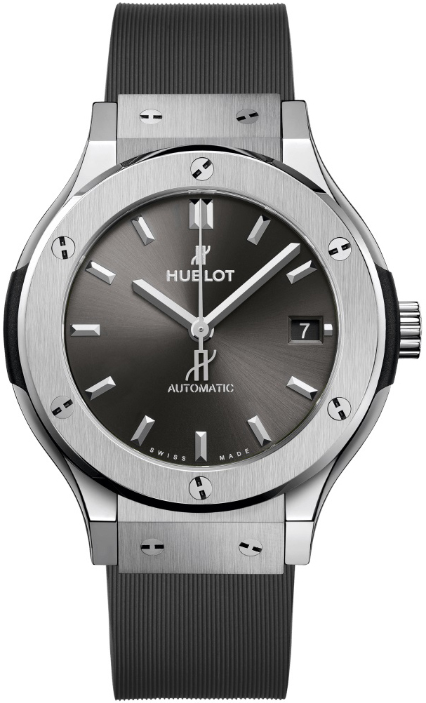 Hublot Miesten kello 565.NX.7071.RX Classic Fusion Harmaa/Kumi Ø38 mm