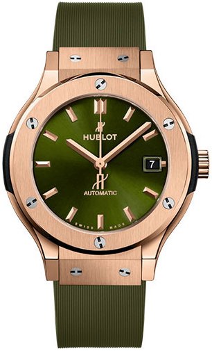 Hublot 565.OX.8980.RX Classic Fusion Vihreä/Kumi Ø38 mm