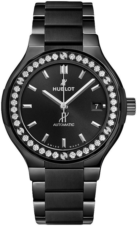 Hublot Naisten kello 568.CM.1470.CM Classic Fusion Musta/Keraaminen